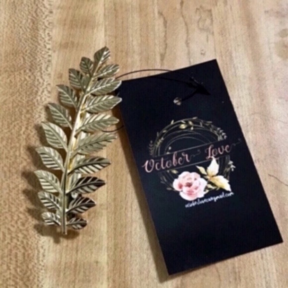 🌿🍂 NWT Gold Leaf Hair Clip🌿🍂🌿🍂 - Picture 3 of 5